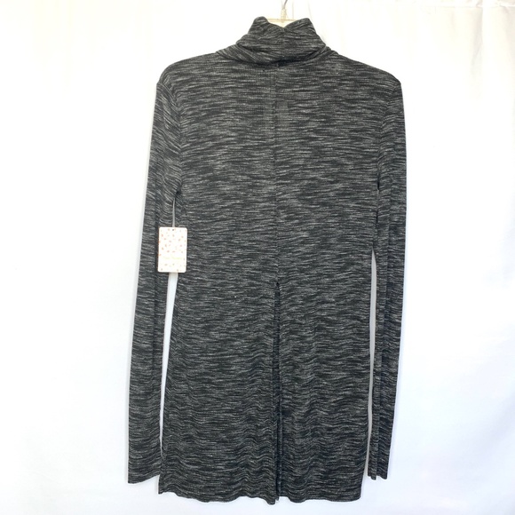 Free People Black Stone Cold Turtle Neck Top - NEW - Picture 6 of 8